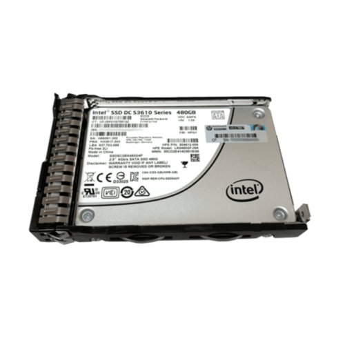 HPE ۴۸۰GB SATA MU SFF SC DS Solid State Drive ۸۳۲۴۵۴-۰۰۱