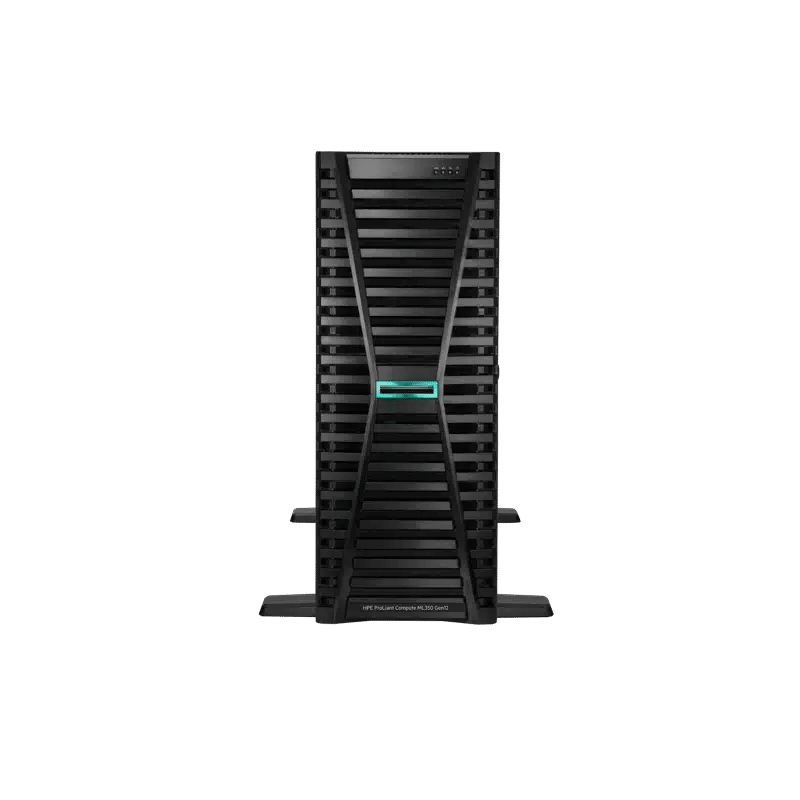 HPE ProLiant Compute ML۳۵۰ Gen۱۲ ۶۵۱۵P ۱۶c ۱P ۱x۶۴GB‑R ۸SFF MR۴۰۸i‑o ۲x۴۸۰GB SSD ۲x۸۰۰W PS NA Server P۸۷۷۸۸-۰۰۵