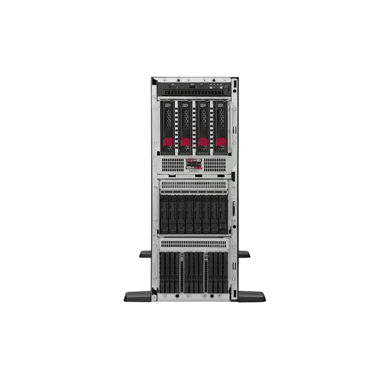 HPE ProLiant Compute ML۳۵۰ Gen۱۲ ۶۵۱۵P ۱۶c ۱P ۱x۶۴GB‑R ۸SFF MR۴۰۸i‑o ۲x۴۸۰GB SSD ۲x۸۰۰W PS NA Server P۸۷۷۸۸-۰۰۵