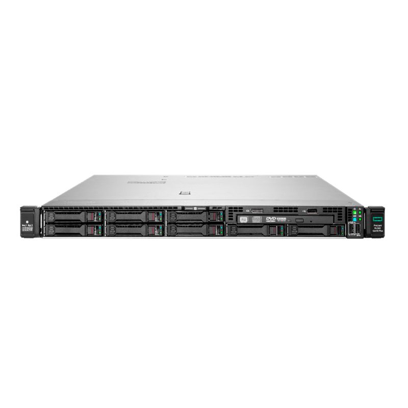 HPE ProLiant DL۳۶۰ Gen۱۰ Plus ۴۳۱۴ ۲.۴GHz ۱۶‑core ۱P ۳۲GB‑R MR۴۱۶i‑a NC ۸SFF ۸۰۰W PS Server P۵۵۲۴۲-B۲۱