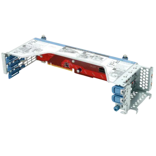 HPE ProLiant DL۳۸۰ Gen۱۰ Plus ۲‑port ۴NVMe x۱۶ SlimSAS Primary Riser Kit P۲۷۰۹۰-B۲۱