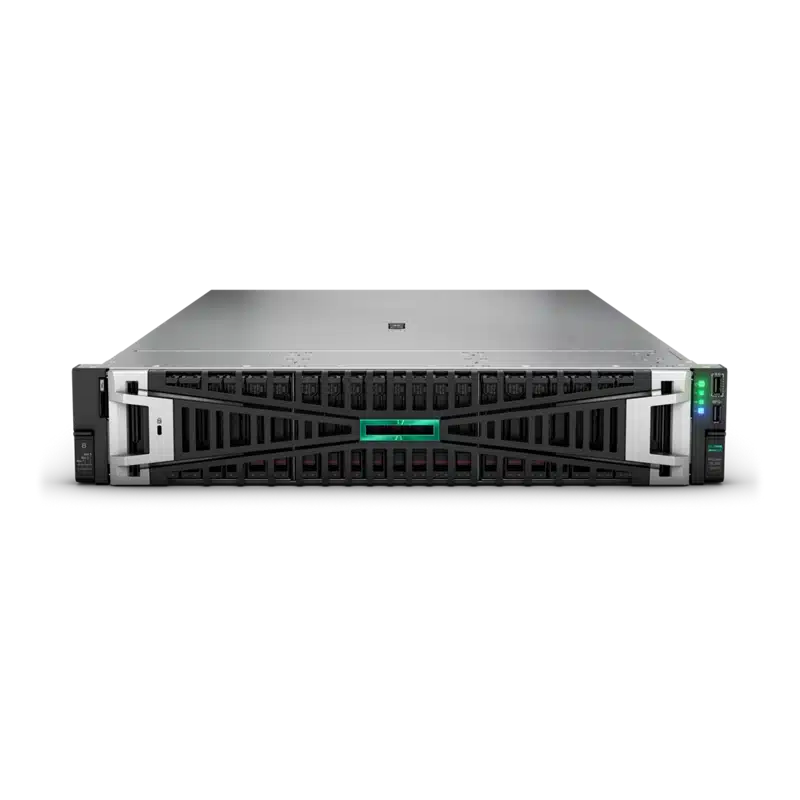 HPE ProLiant DL۳۸۰ Gen۱۱ ۶۴۲۶Y ۲.۵GHz ۱۶‑core ۱P ۳۲GB‑R MR۴۰۸i‑o NC ۸SFF ۸۰۰W PS Server P۶۰۶۳۷-B۲۱