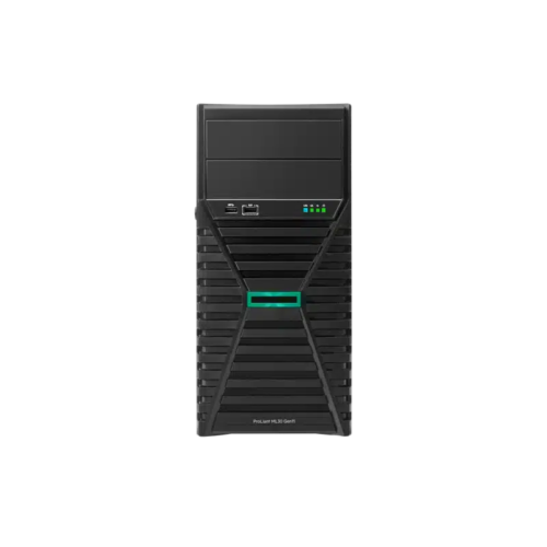 HPE ProLiant ML۳۰ Gen۱۱ E‑۲۴۳۴ ۳.۴GHz ۴‑core ۱P ۳۲GB‑R ۸SFF ۲x۹۶۰GB SSD ۲x۵۰۰W RPS NA Server P۷۲۹۹۵-۰۰۵